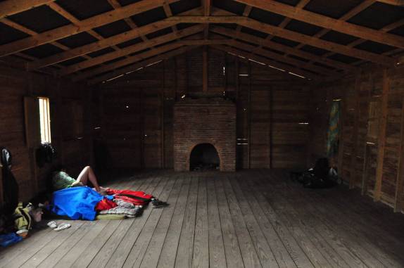 Refúgio para os alpinistas que sobem o Pico Duarte, na República Dominicana